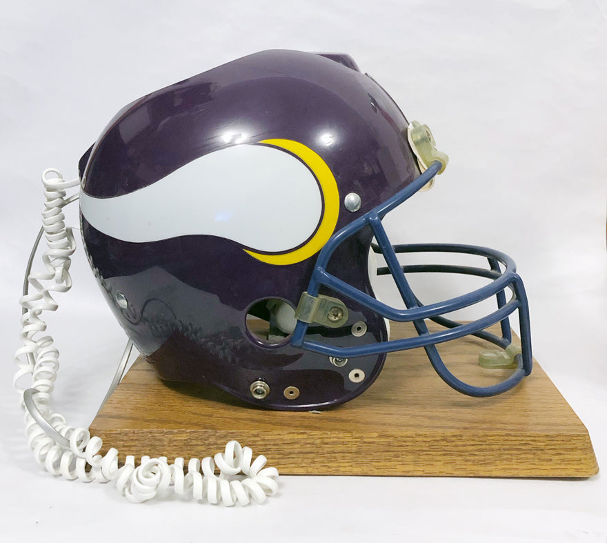 Rare Vintage 1980s Minnesota Vikings Nardi Draft Day Football Helmet Phone