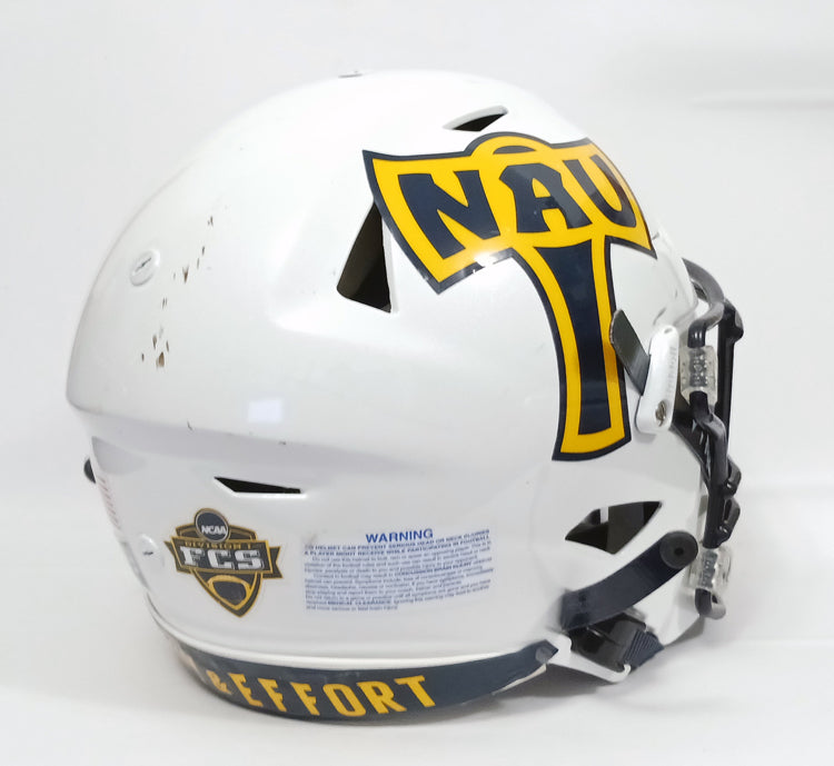 Game Used 2023 Northern Arizona Lumberjacks Riddell SpeedFlex Football Helmet