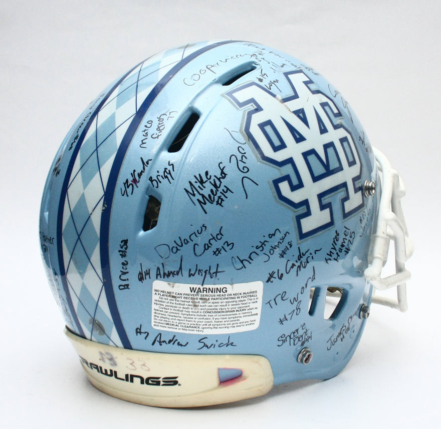 Vintage Game Used Mona Shores Sailors Rawlings Football Helmet