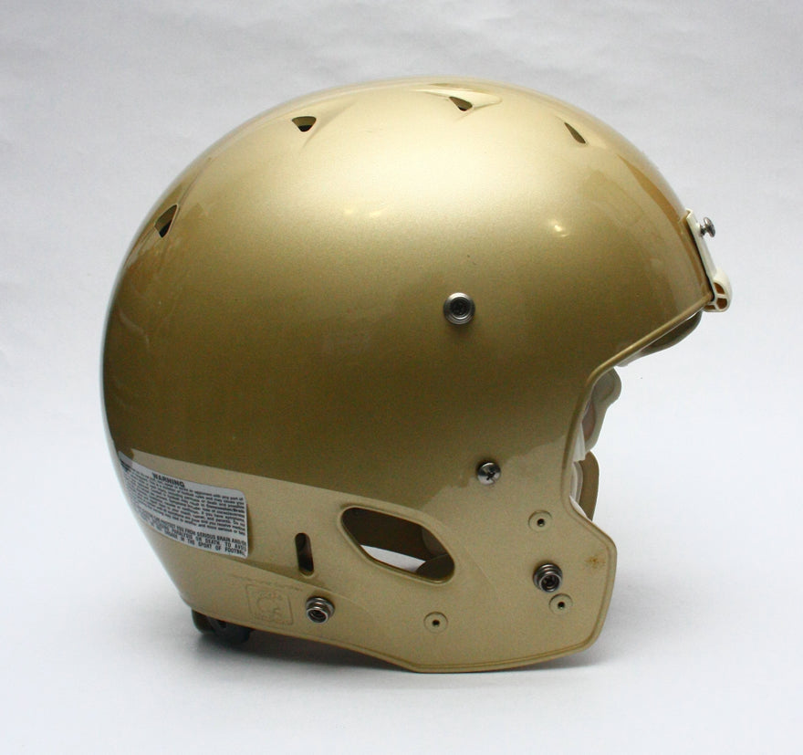 NOS Vegas Gold Metallic Schutt DNA Pro Football Helmet - Size Large