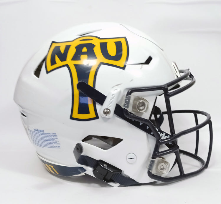 Game Used 2023 Northern Arizona Lumberjacks Riddell SpeedFlex Football Helmet