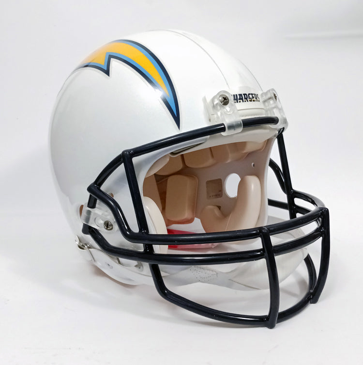 NOS Los Angeles Chargers Riddell VSR4 Pro Line Football Helmet with Melvin Ingram Signature