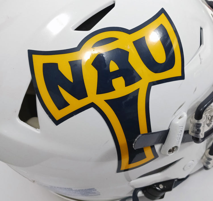 Game Used 2023 Northern Arizona Lumberjacks Riddell SpeedFlex Football Helmet