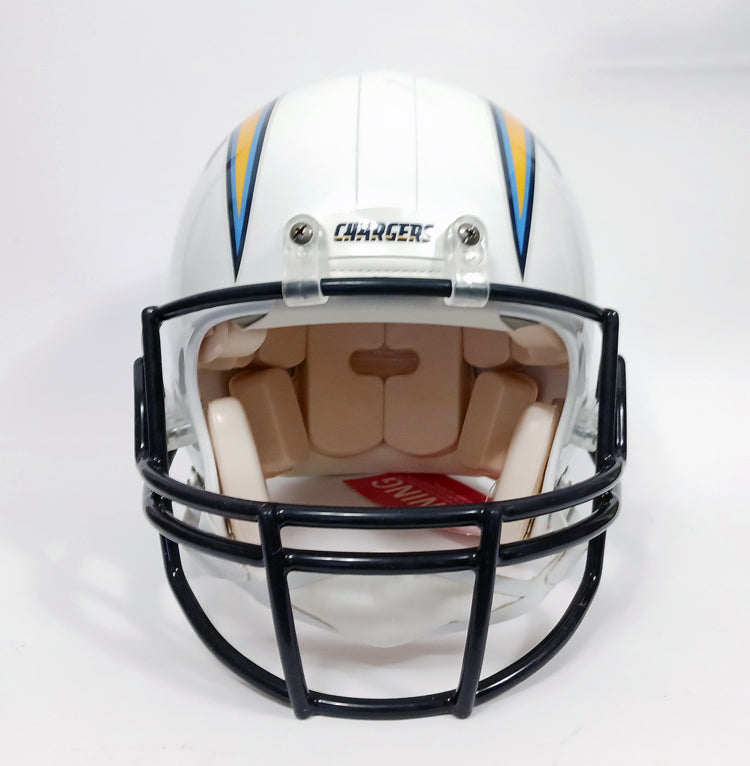 NOS Los Angeles Chargers Riddell VSR4 Pro Line Football Helmet with Melvin Ingram Signature