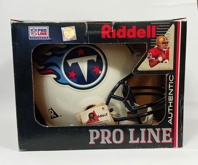 Vintage Vince Young Auto Tennessee Titans Riddell VSR4 Pro Line Football Helmet