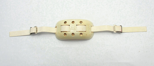 Vintage Game Used Walter Payton Style Hard Cup 2 Point Football Helmet Chinstrap