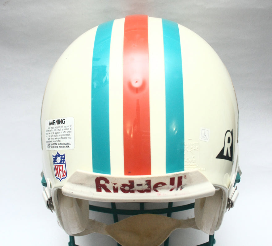 Vintage NOS 1992 Miami Dolphins Riddell VSR2 Pro Line Large Football Helmet