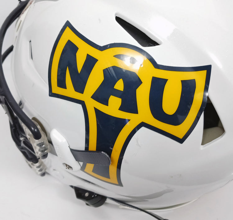 Game Used 2023 Northern Arizona Lumberjacks Riddell SpeedFlex Football Helmet