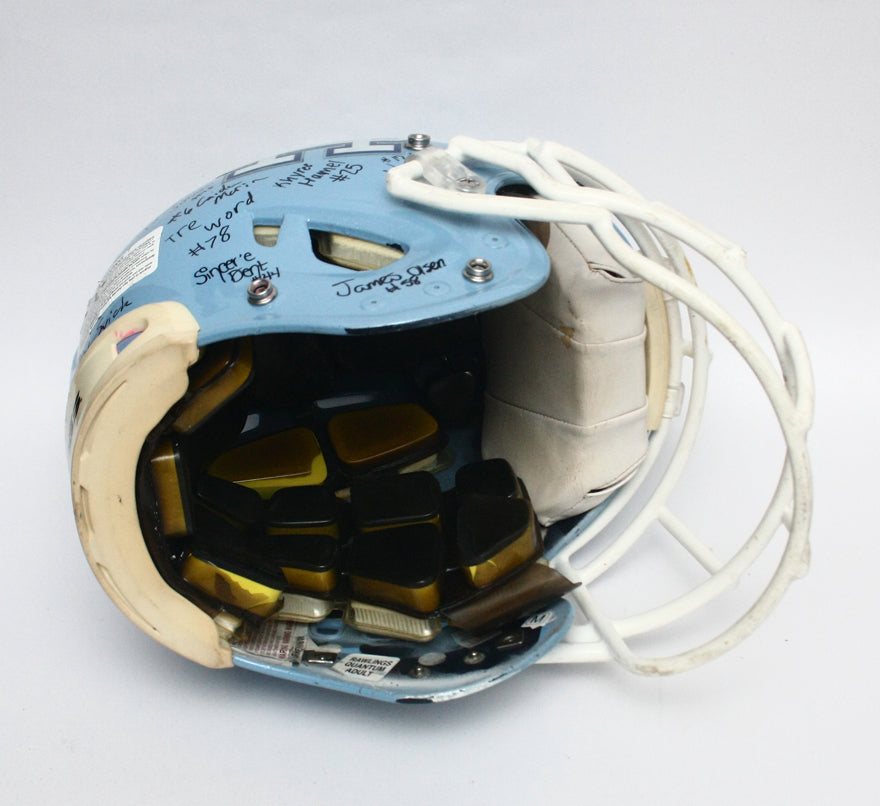 Vintage Game Used Mona Shores Sailors Rawlings Football Helmet