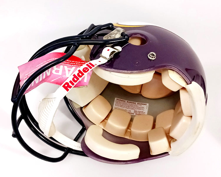 Vintage Minnesota Vikings Riddell VSR4 Pro Line Large Football Helmet