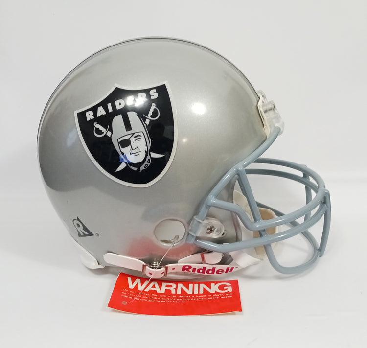 Vintage NOS Oakland Los Angeles Raiders Riddell VSR4 Pro Line Football Helmet a