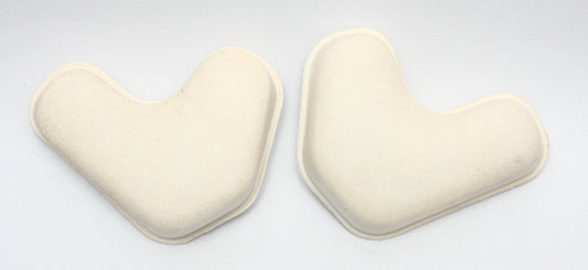 Game Used Schutt DNA Football Helmet Jawpads - 7/8 inch