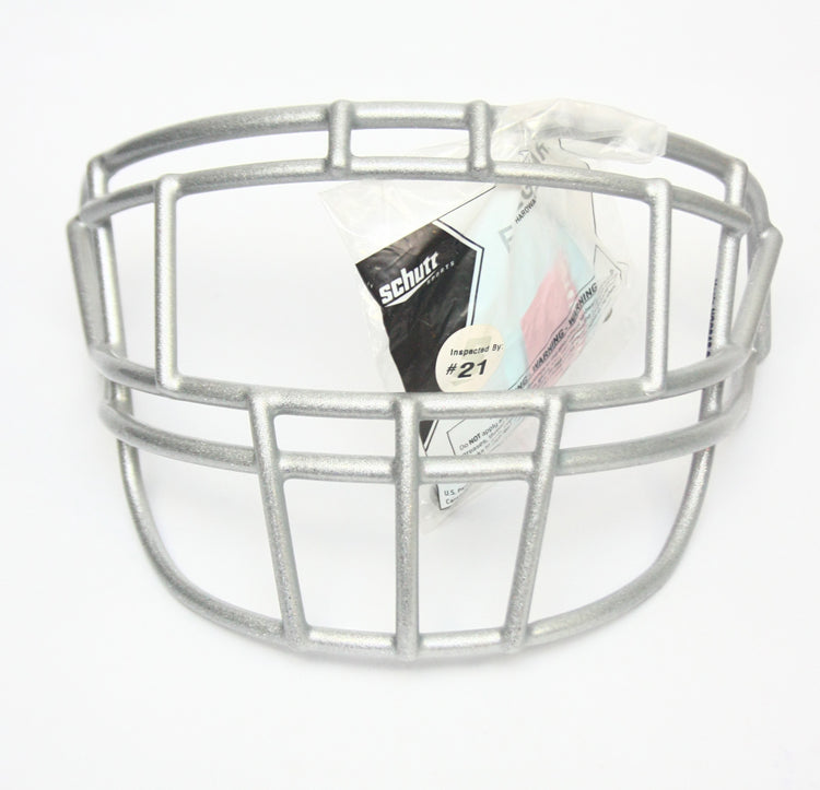 Rare Vintage NOS Schutt SEGOP-II Football Helmet Facemask - Silver Glitter