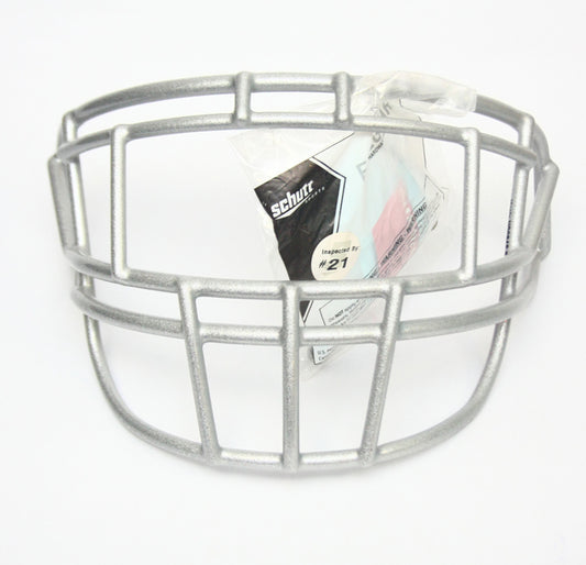 Rare Vintage NOS Schutt SEGOP-II Football Helmet Facemask - Silver Glitter