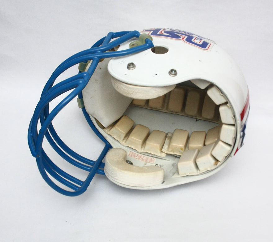 Vintage Game Used 1990s Tennessee State Tigers Riddell WD1 Football Helmet Sz XL