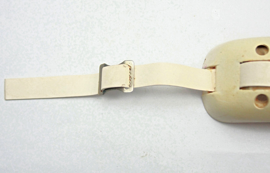 Vintage Game Used Walter Payton Style Hard Cup 2 Point Football Helmet Chinstrap
