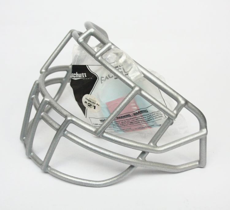 Rare Vintage NOS Schutt SEGOP-II Football Helmet Facemask - Silver Glitter