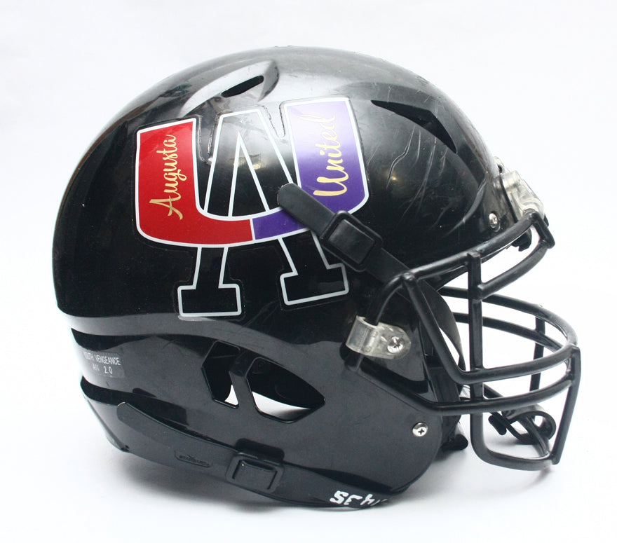 Vintage Game Used Augusta United Dawgs Schutt Vengeance Football Helmet X Large