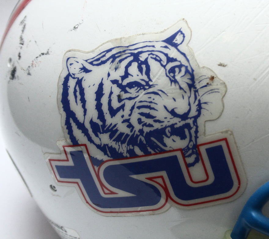 Vintage Game Used 1990s Tennessee State Tigers Riddell WD1 Football Helmet Sz XL