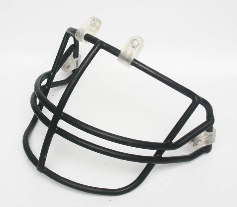 Vintage Game Used Schutt NOPO Adult Football Helmet Facemask w Clips Black - HJE