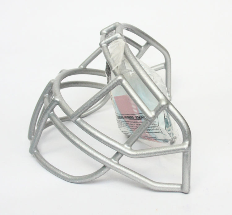 Rare Vintage NOS Schutt SEGOP-II Football Helmet Facemask - Silver Glitter