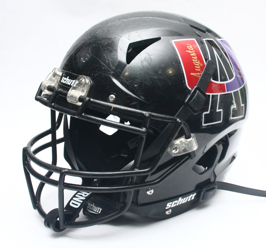 Vintage Game Used Augusta United Dawgs Schutt Vengeance Football Helmet X Large