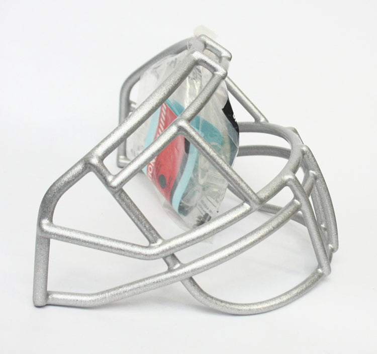 Rare Vintage NOS Schutt SEGOP-II Football Helmet Facemask - Silver Glitter