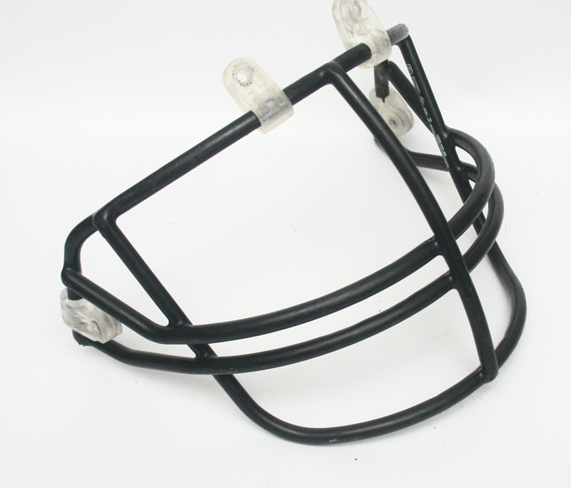 Vintage Game Used Schutt NOPO Adult Football Helmet Facemask w Clips Black - HJE
