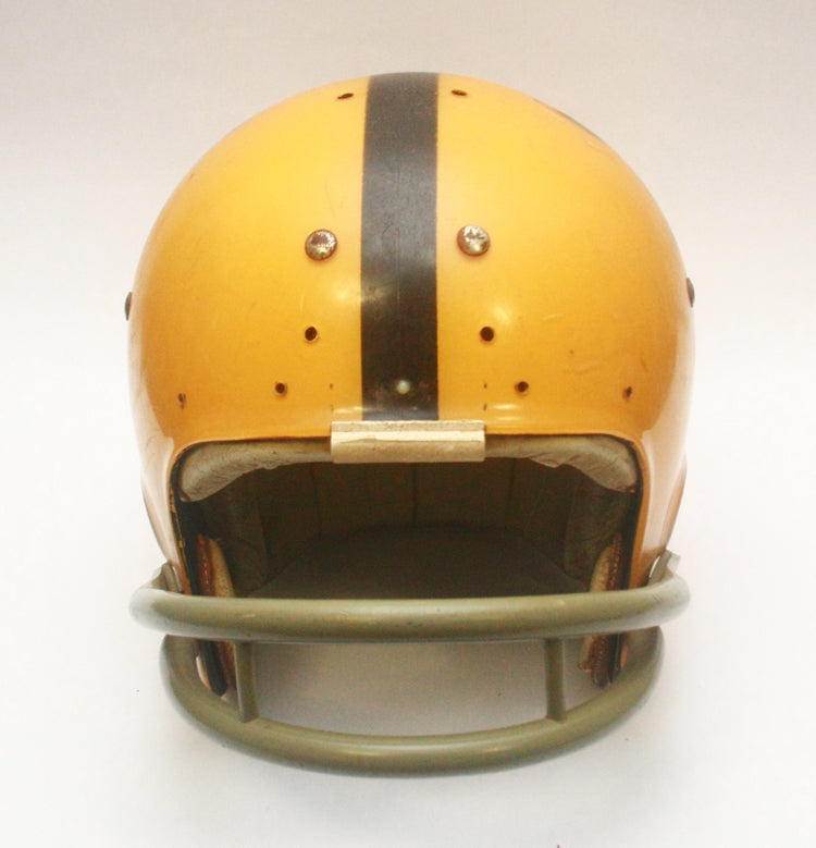 Game Used 1969 Waller Eagles MacGregor 100MH Clear Shell Football Helmet