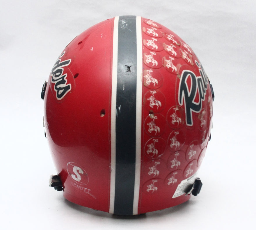 Vintage Game Used 1990s Raiders Schutt Pro Air II Football Helmet - Size Large