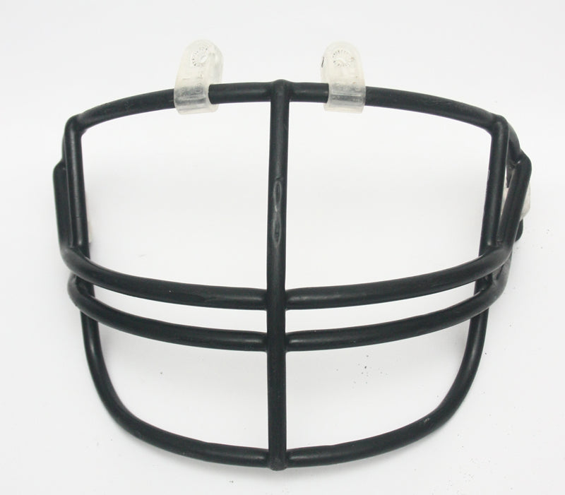 Vintage Game Used Schutt NOPO Adult Football Helmet Facemask w Clips Black - JJE