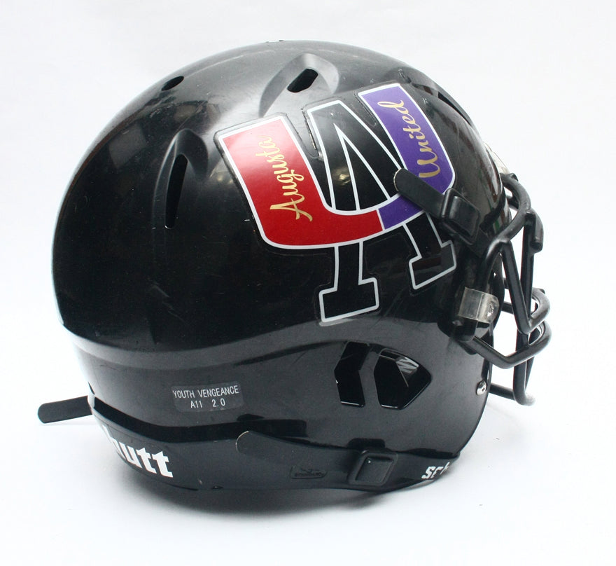 Vintage Game Used Augusta United Dawgs Schutt Vengeance Football Helmet X Large