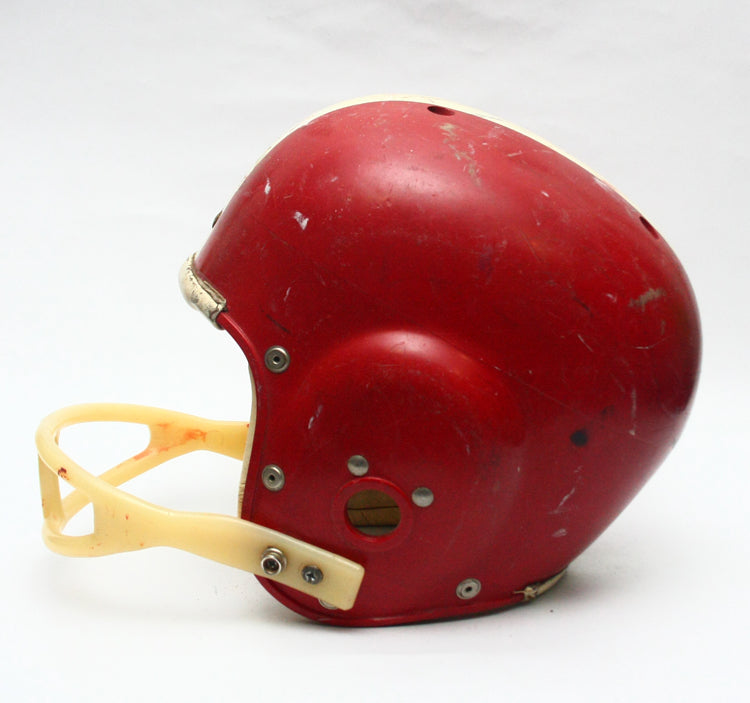 Game Used 1950s 60s Alabama Crimson Tide Style Spalding Gardite Football Helmet
