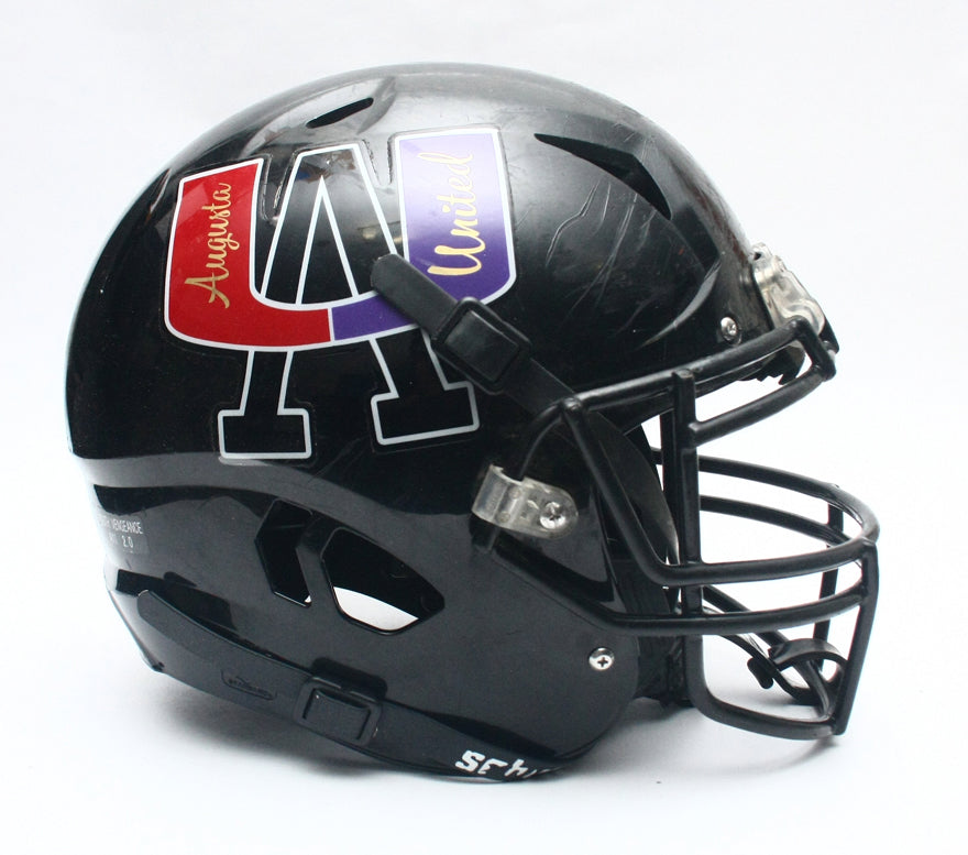 Vintage Game Used Augusta United Dawgs Schutt Vengeance Football Helmet X Large