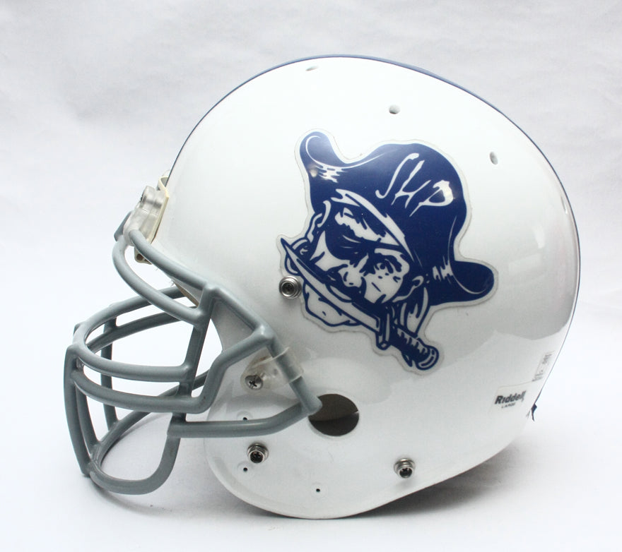 Vintage Game Used 2011 Seton Hall Prep Pirates Schutt Pro Air II Football Helmet