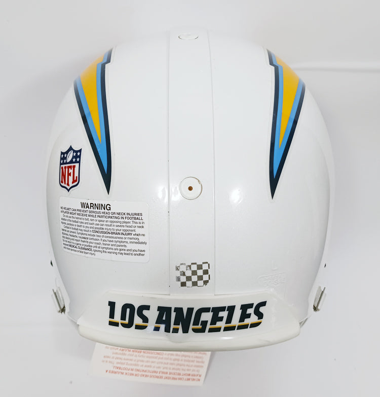 NOS Los Angeles Chargers Riddell VSR4 Pro Line Football Helmet with Melvin Ingram Signature