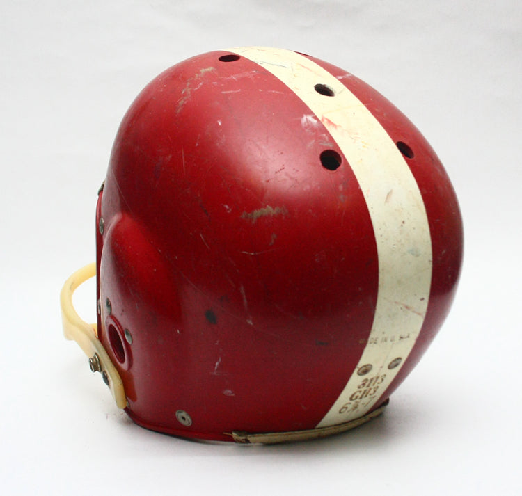 Game Used 1950s 60s Alabama Crimson Tide Style Spalding Gardite Football Helmet