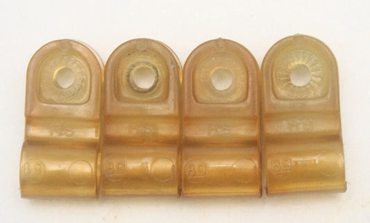 Vintage Game Used 1989 Schutt Football Helmet Facemask Clips 021925M