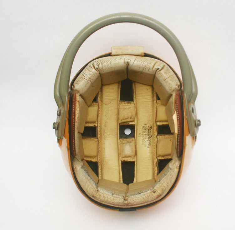 Game Used 1969 Waller Eagles MacGregor 100MH Clear Shell Football Helmet
