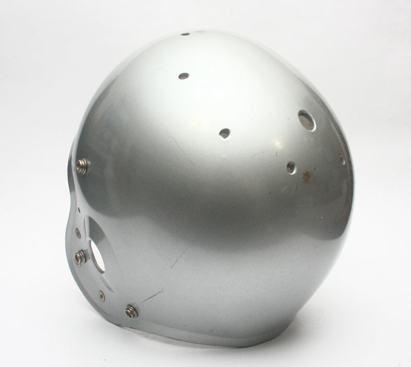 Vintage Game Used 1990s Schutt Pro Air II Large Football Helmet Shell - Silver
