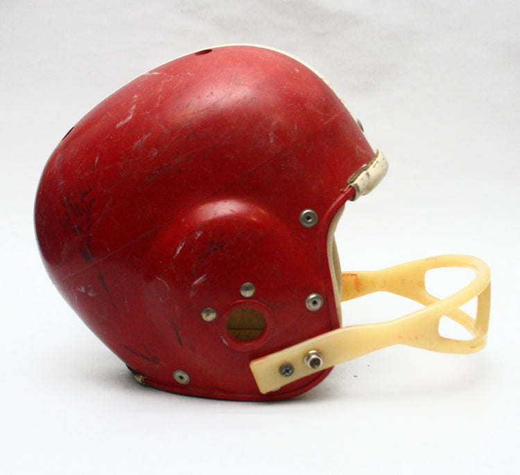 Game Used 1950s 60s Alabama Crimson Tide Style Spalding Gardite Football Helmet