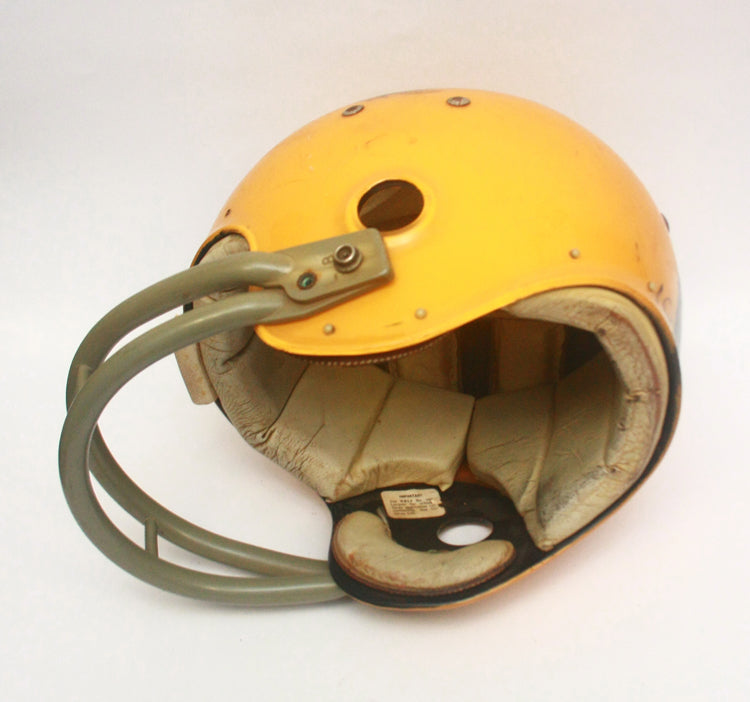 Game Used 1969 Waller Eagles MacGregor 100MH Clear Shell Football Helmet