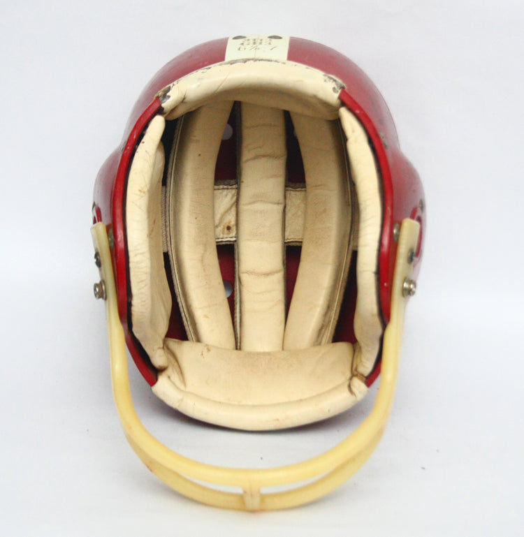 Game Used 1950s 60s Alabama Crimson Tide Style Spalding Gardite Football Helmet