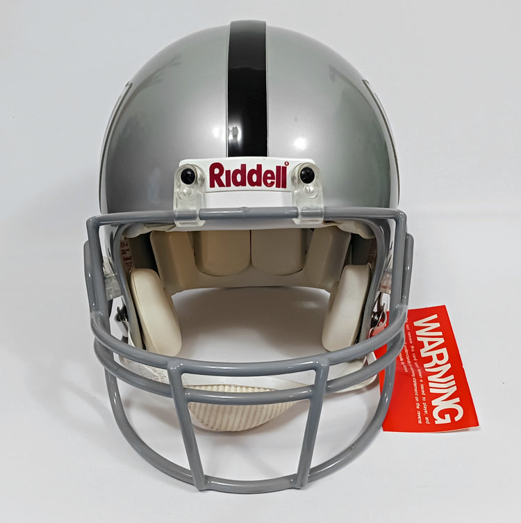 Vintage NOS Oakland Los Angeles Raiders Riddell VSR4 Pro Line Football Helmet b