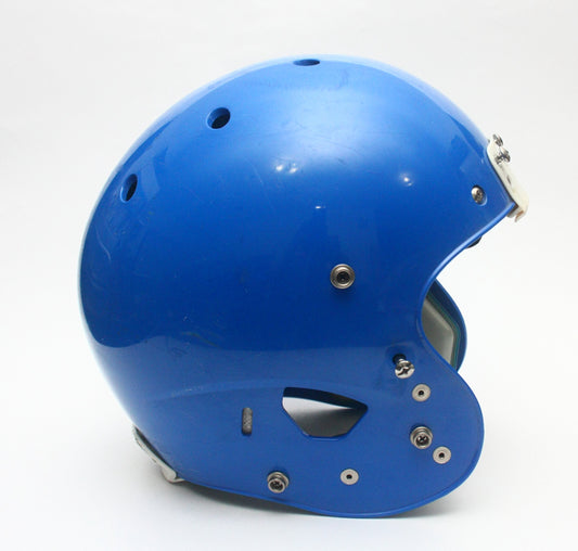 Game Used Schutt Air XP Pro VTD Adult Football Helmet Size Large - Blue