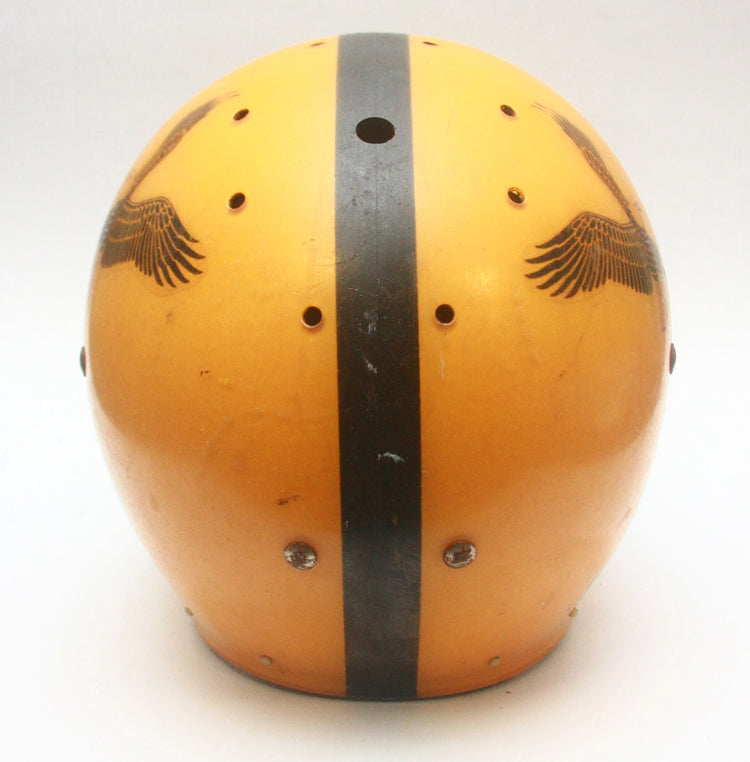 Game Used 1969 Waller Eagles MacGregor 100MH Clear Shell Football Helmet