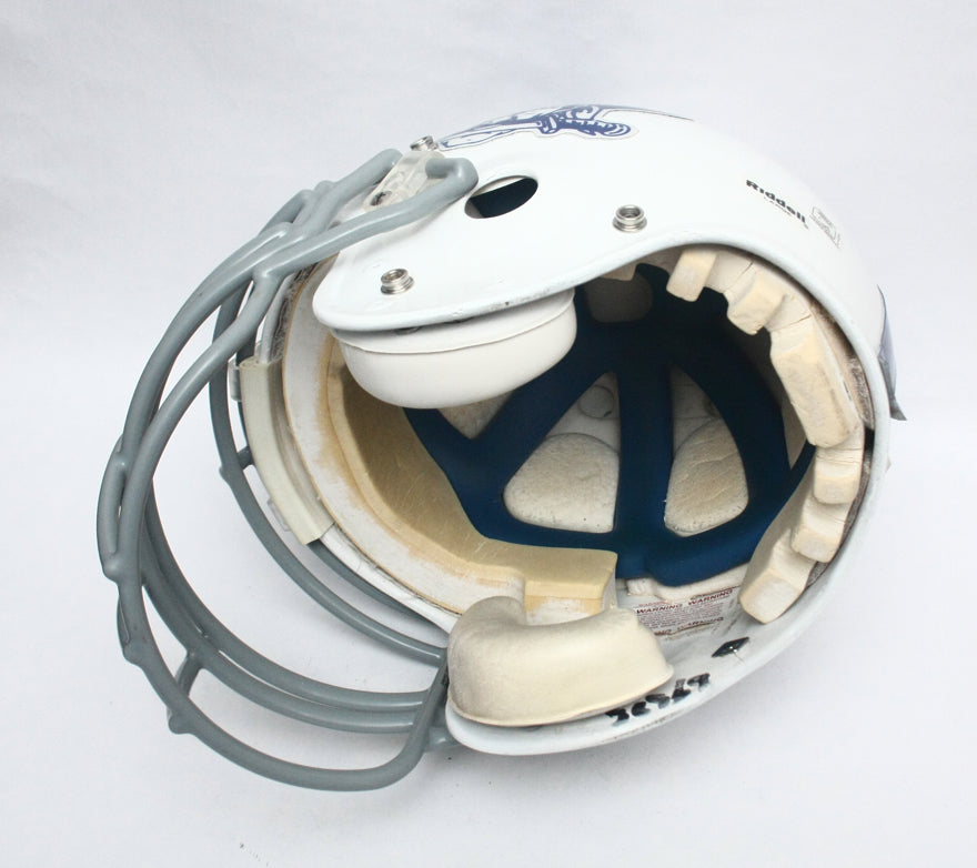 Vintage Game Used 2011 Seton Hall Prep Pirates Schutt Pro Air II Football Helmet
