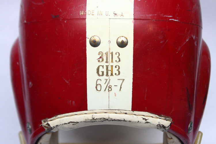 Game Used 1950s 60s Alabama Crimson Tide Style Spalding Gardite Football Helmet