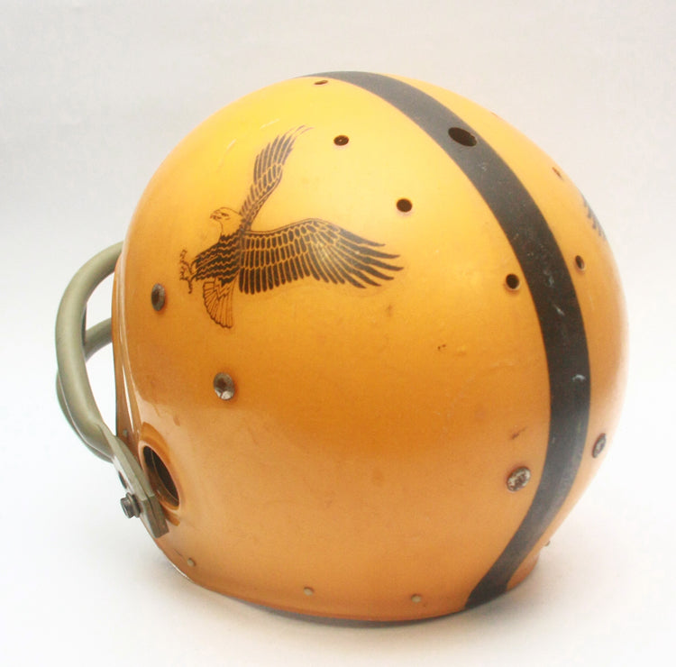 Game Used 1969 Waller Eagles MacGregor 100MH Clear Shell Football Helmet