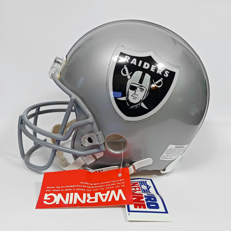 Vintage NOS Oakland Los Angeles Raiders Riddell VSR4 Pro Line Football Helmet b